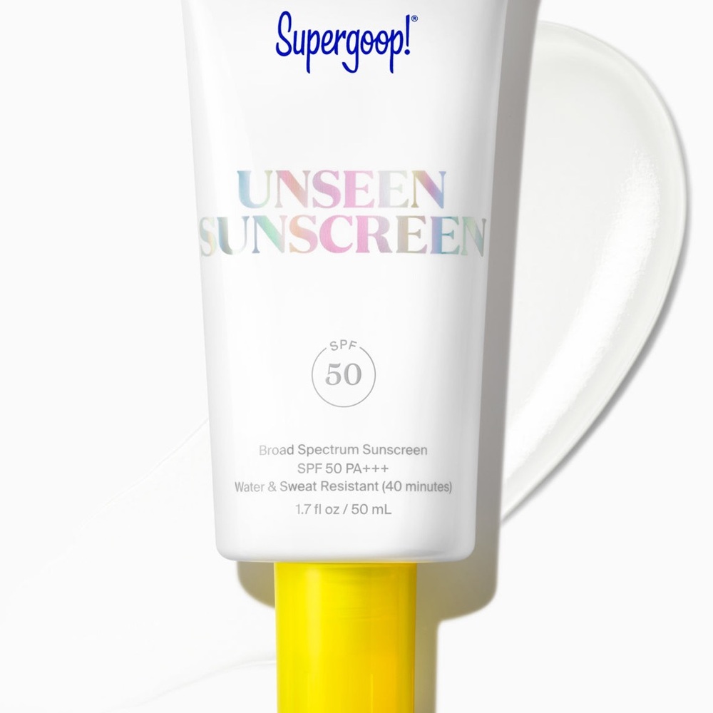 Supergoop! Unseen Sunscreen SPF 50 - White and Yellow